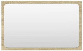 3 részes sonoma tölgyszínű szerelt fa fürdőszobai bútorszett