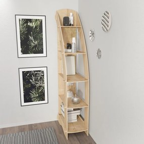 Orsa könyvespolc, tölgy, 58 cm