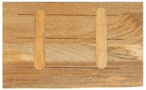 tömör mangófa természetes élű asztallap 50 x 20 x 3,8 cm