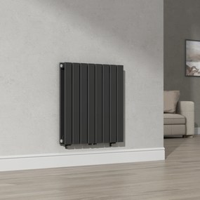 [neu.haus] Kétrétegű design radiátor Nore fekete 60x60cm, 809W