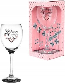 Nagy borospohár a csomagban Kedves Anyuka Anyák napja