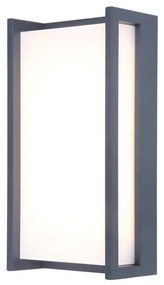 Lutec Qubo 1930-gr kültéri falilámpa, 15W LED