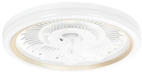 Aigostar B.V. Aigostar - LED Dimmelhető mennyezeti ventilátor LED/40W/230V 2700/4000/6500K + távirányító fehér AI1946