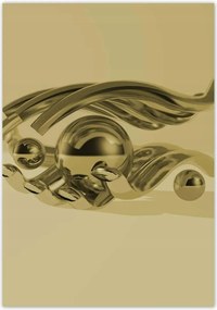 Poszterek 70x100 Szépia gömbök