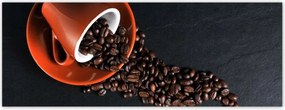 Fotótapéták 250x93 Csésze és kávébab