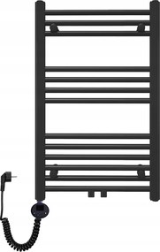 Fürdőszobai létraradiátor elektromos Trm 800x500 600W fekete