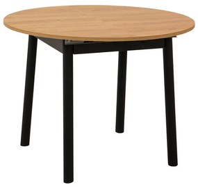Oliver Oak Black étkezőasztal