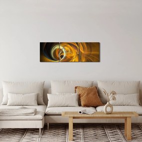 Kép - Absztrakció mozgásban (órával) (90x30 cm)
