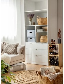 Vákuumos-megerősített textil ruhatároló doboz 56x56x16,5 cm Granit – Compactor