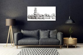 Üvegkép falra kövek Art 125x50 cm