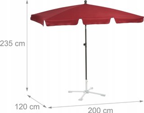 Kerti napernyő Relaxdays 10023227