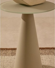 Kerek tárolóasztal üveg asztallappal ø 35 cm Wilshire – Kave Home