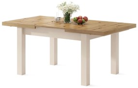 Mazzoni ROYAL Artisan Tölgy/Bézs (Pezsgő) - 270 cm-es NYITHATÓ ASZTAL!