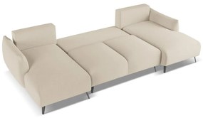 Bézs sarokkanapé Malie – Makamii