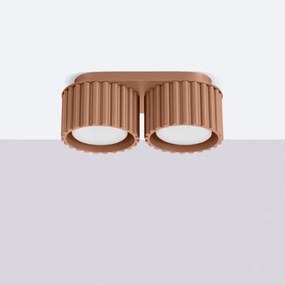 Sollux SL.1808 - AURA barna spotlámpa 2xGX53/10W/230V