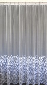 Mg Függöny 618/308 Fehér 400x250cm Kész Szalaggal M