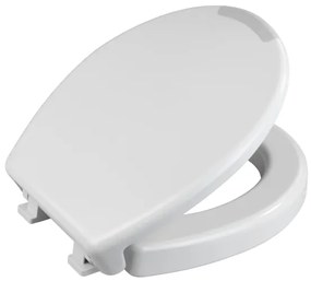 WENKO 21905100-SECURA WC-ülőke 37x44 cm fehér/szürke