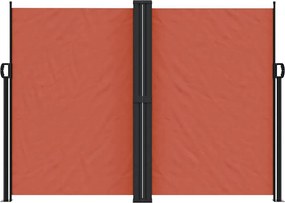 Terrakotta behúzható oldalsó napellenző 180 x 1200 cm