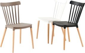 Étkezőszék, szürke/bükk, ZOSIMA