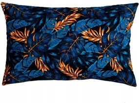 Díszpárna Sötétkék Levelek 30x50