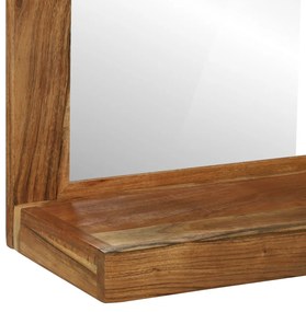 Fürdőszoba Tükör 50x22x70 cm Szilárd Akác