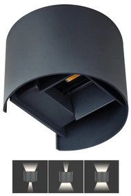 LED Kültéri fali lámpa REKA LED/7W/230V IP54 antracit
