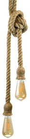 LED Csillár zsinóron ROPE 2xE27/10W/230V
