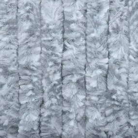 fehér és szürke zsenília rovarfüggöny 90 x 200 cm