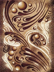 Szőnyeg 120x170 Sűrű Szövésű Barna Bézs Modern Hálószoba Nappali