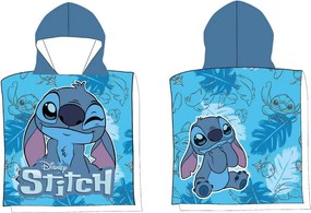 Disney Lilo és Stitch, A csillagkutya Sweet Wink strand törölköző poncsó 50x100 cm (Fast Dry)