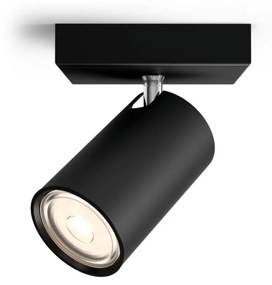 Philips Kosipo fekete mennyezeti LED szpotlámpa, GU10 foglalattal, max. 10W, 5059130PN