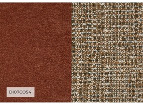 Téglavörös kinyitható kanapé 237 cm Wilson – Miuform