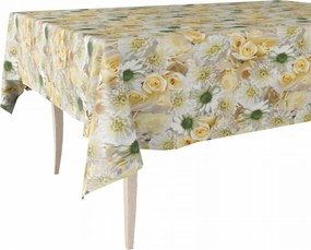 Cerata vastag abrosz virágos rózsa margaréta Pvc vízálló 140x200