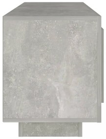 betonszürke szerelt fa TV-szekrény 102x35x45 cm