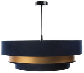TRINITI függeszték 1xE27/60W/230V kék/arany kábellel