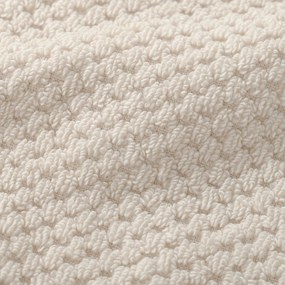 Goldea pamut frottír törölköző / fürdőlepedő micro pure - mandulaszín 30 x 50 cm