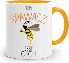 Sárga Hegesztő Bögre Ez A Hegesztő Darázs Ajándék fényképes nyomtatással