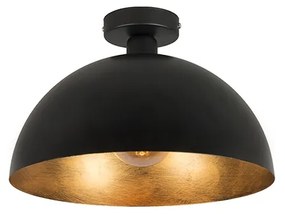 Ipari mennyezeti lámpa fekete arannyal 35 cm - Magna
