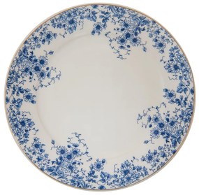 Bellflower Blue porcelán lapostányér