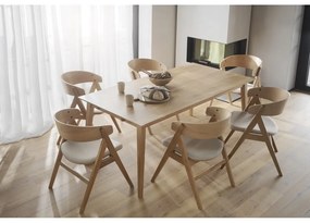 Natúr színű étkezőszék szett 2 db-os Waterton - Rowico