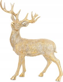 Rénszarvas Arany Figura Dekoráció Karácsonyi Dekoráció