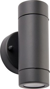 ENDON 94792 PALIN Modern Kültéri Fali Lámpa Grafit, Átlátszó IP44