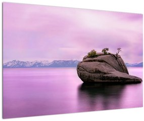 Kő a tengerben képe (90x60 cm)