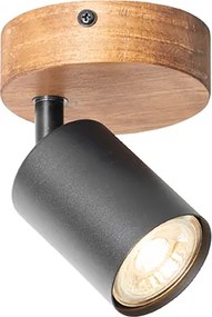 Ipari reflektor fekete fával, dönthető - Jeana