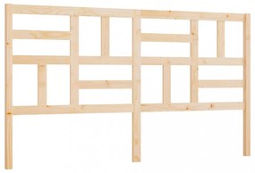 tömör fenyőfa ágyfejtámla 206 x 4 x 104 cm