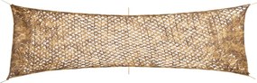 vidaXL homokszínű kamuflázsháló tárolózsákkal 519x142 cm