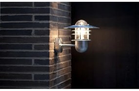 Nordlux - Kültéri fali lámpatest AGGER 1xE27/60W/230V IP54 ezüstszínű