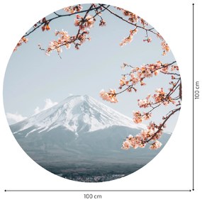 PIPPER. Textil kör alakú falmatrica "Japán" Méret: 60cm