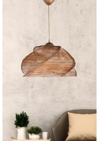 Csillár zsinóron PENTAGONE 1xE27/60W/230V barna