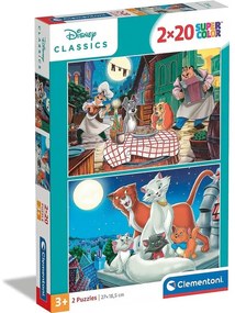 Gyerek puzzle - Disney II. - 2x20 db-os készlet